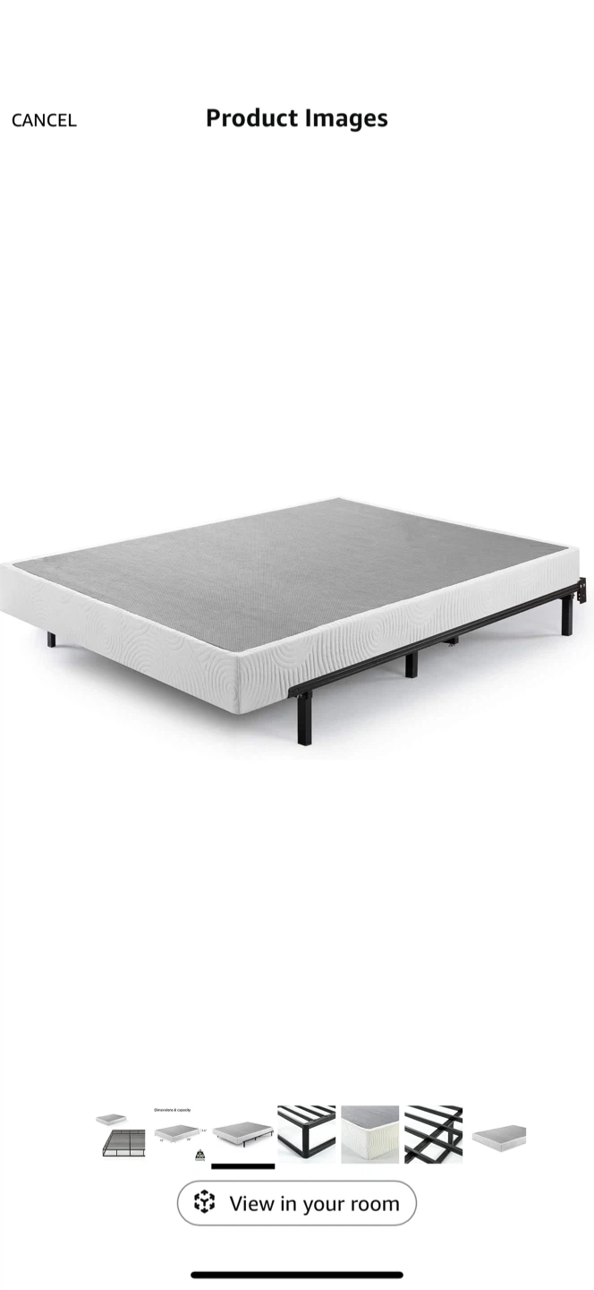 Zinus Queen Mattress Foundation 79x75 inch - photo 2