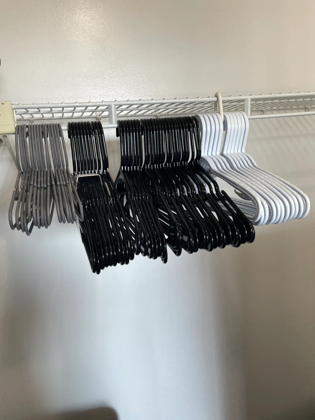 Clothes Hangers - Grey, Black, White thumbnail