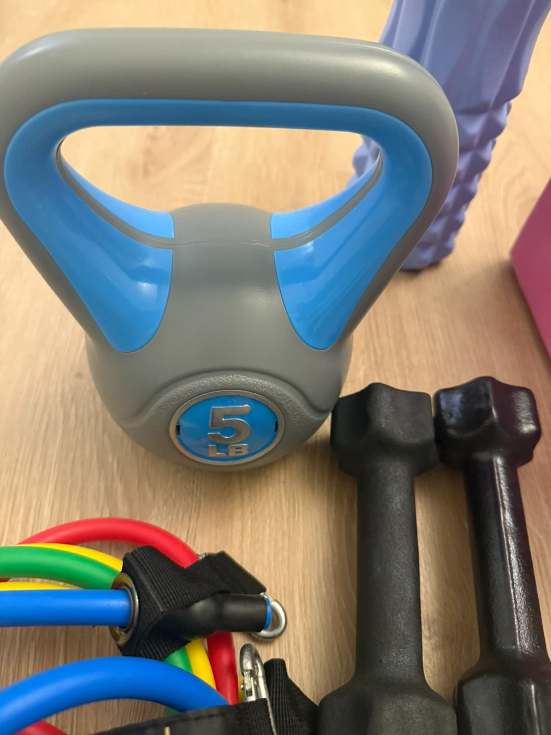 Home Gym Set: Weights, Resistance Bands, Yoga Block - photo 2