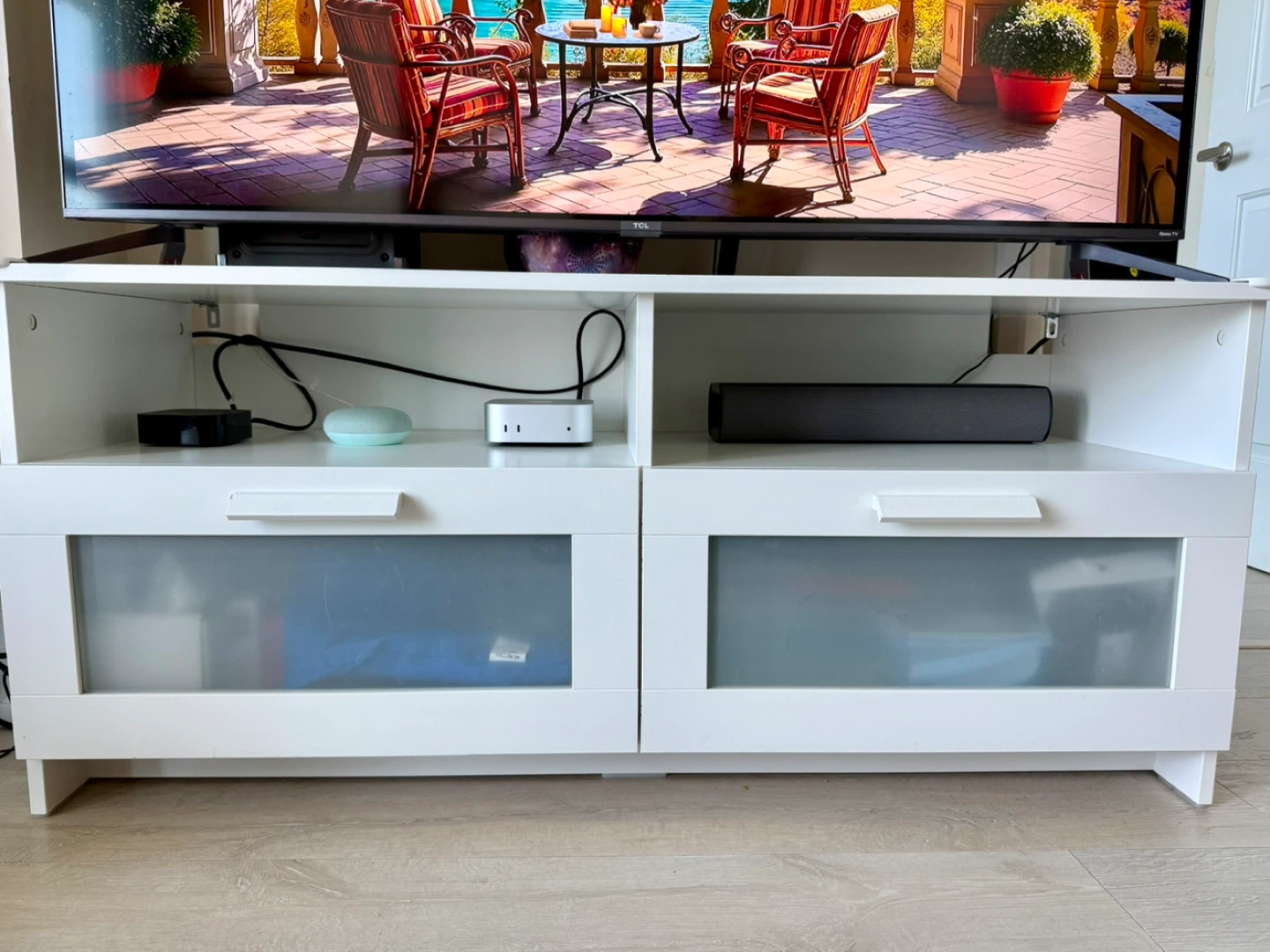 TV Unit White IKEA BRIMNES - photo 3