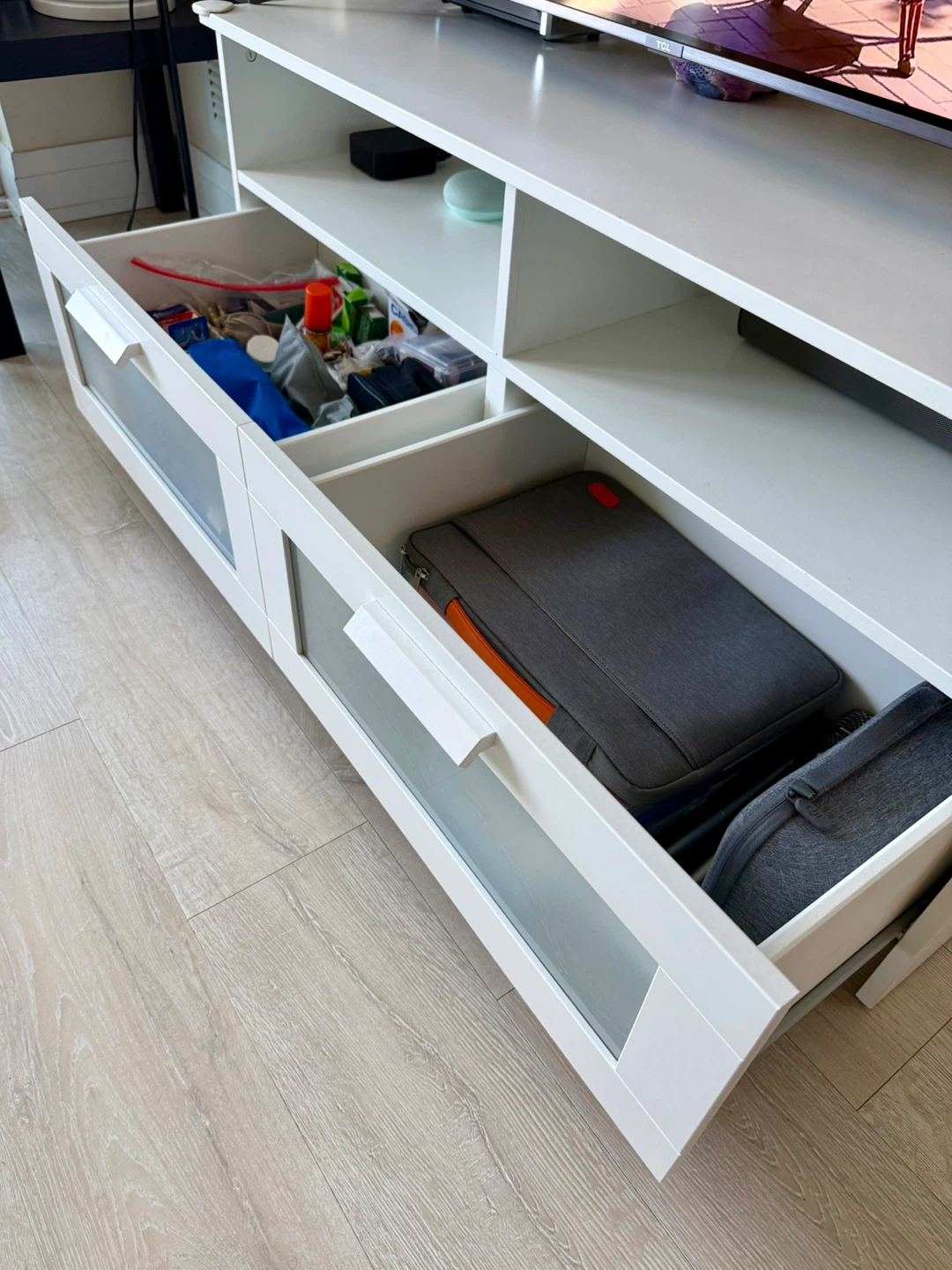 TV Unit White IKEA BRIMNES - photo 5