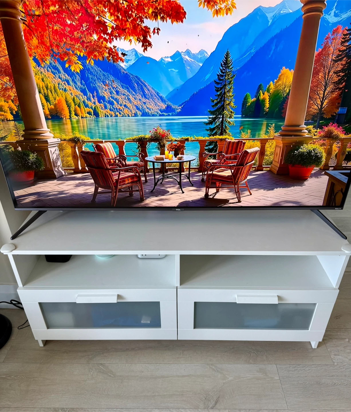 TV Unit White IKEA BRIMNES - photo 2