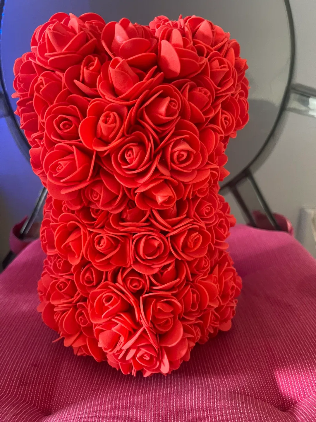 Red Rose Teddy Bear - New image indicator(4)