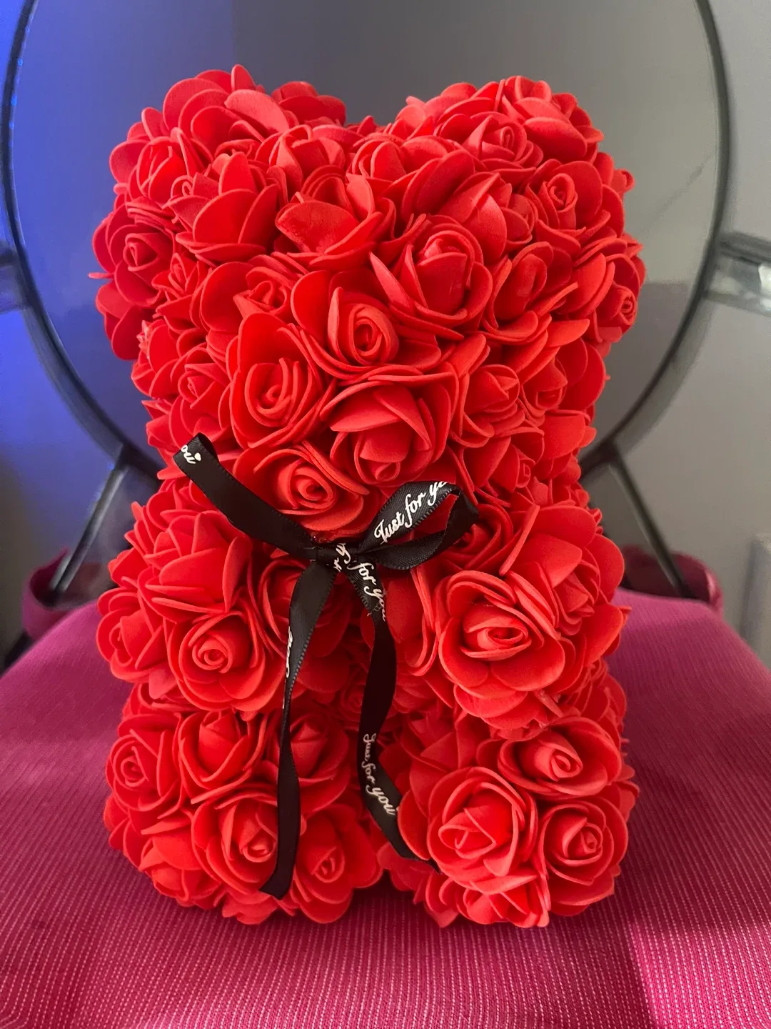 Red Rose Teddy Bear - New image indicator(2)