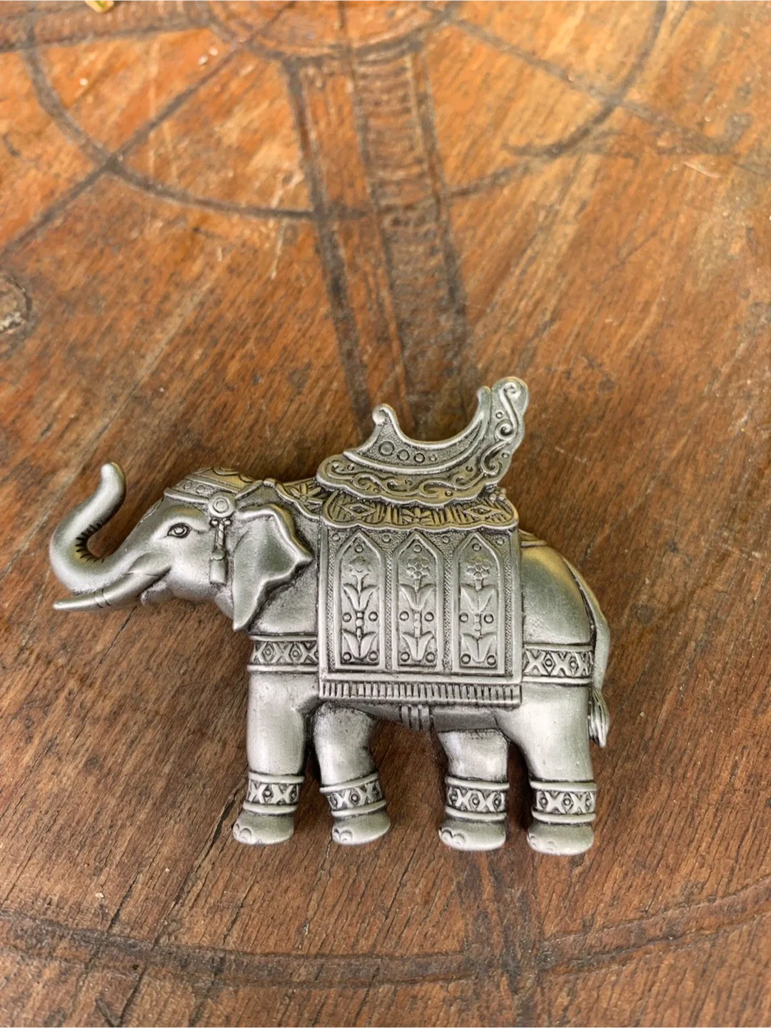 Vintage JJ Jonette Elephant Pin Brooch thumbnail