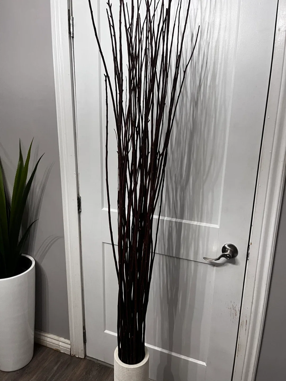 Decorative Branches in White Vase image indicator(3)