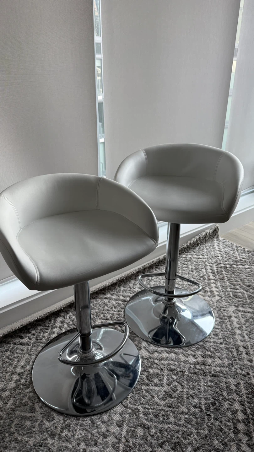 Swivel Bar Stools - Set of 2