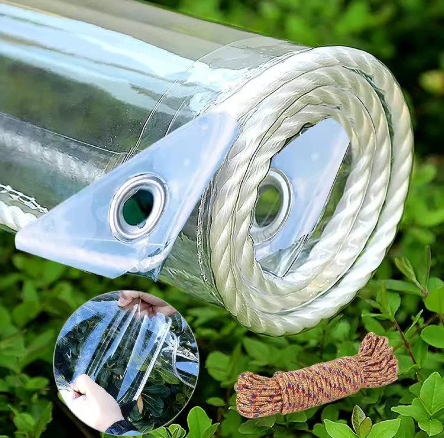 Outdoor Clear Tarp Curtain thumbnail
