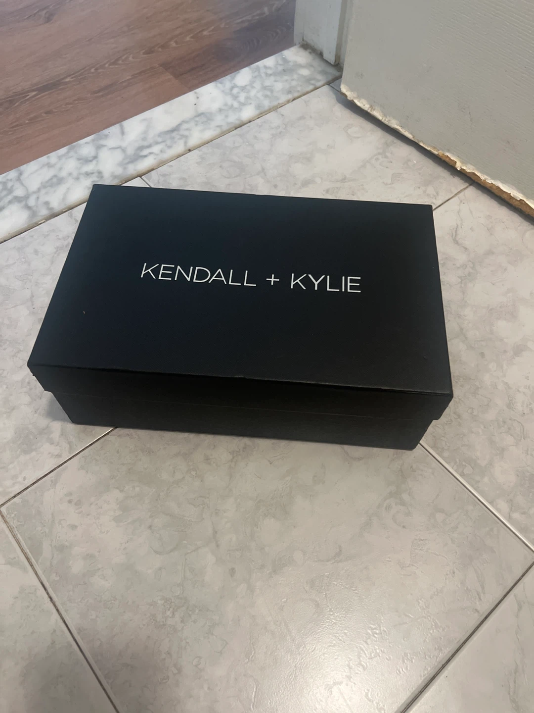 Kendall + Kylie Black Leather Heels - Size 8M