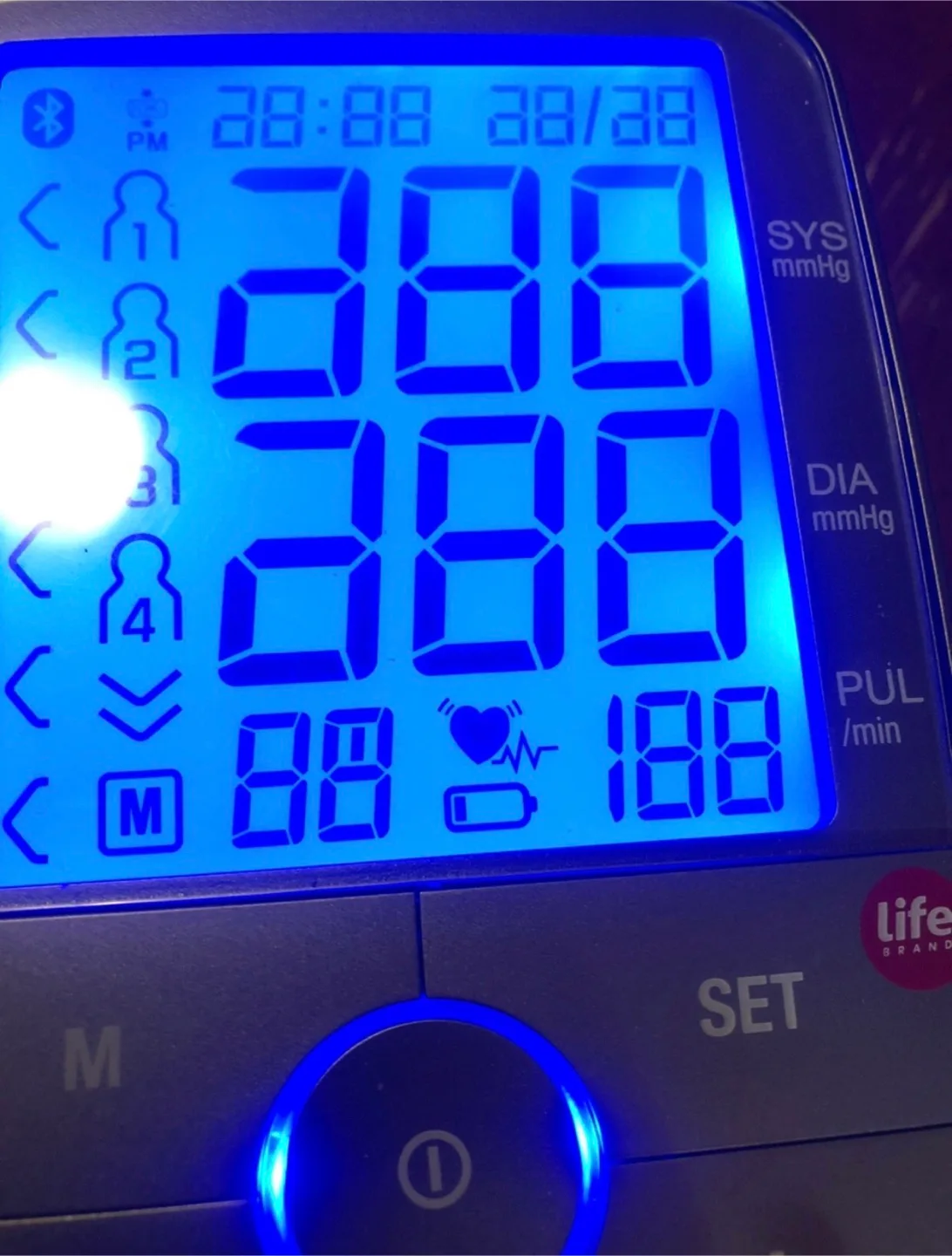 Life Brand Blood Pressure Monitor-12 Features with Bluetooth image indicator(4)