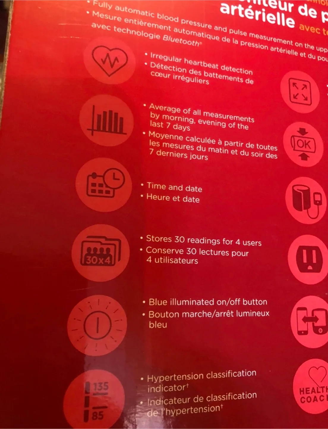 Life Brand Blood Pressure Monitor-12 Features with Bluetooth image indicator(6)