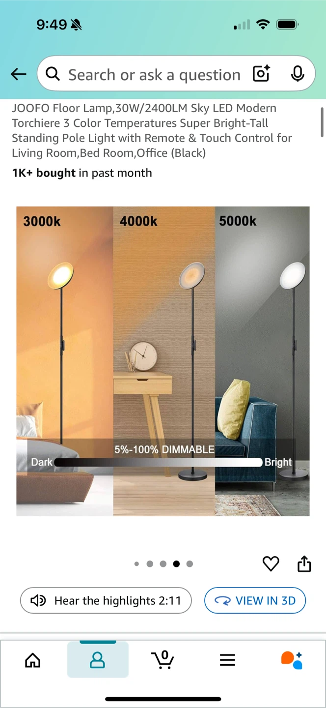 LED floor lamp - photo 3