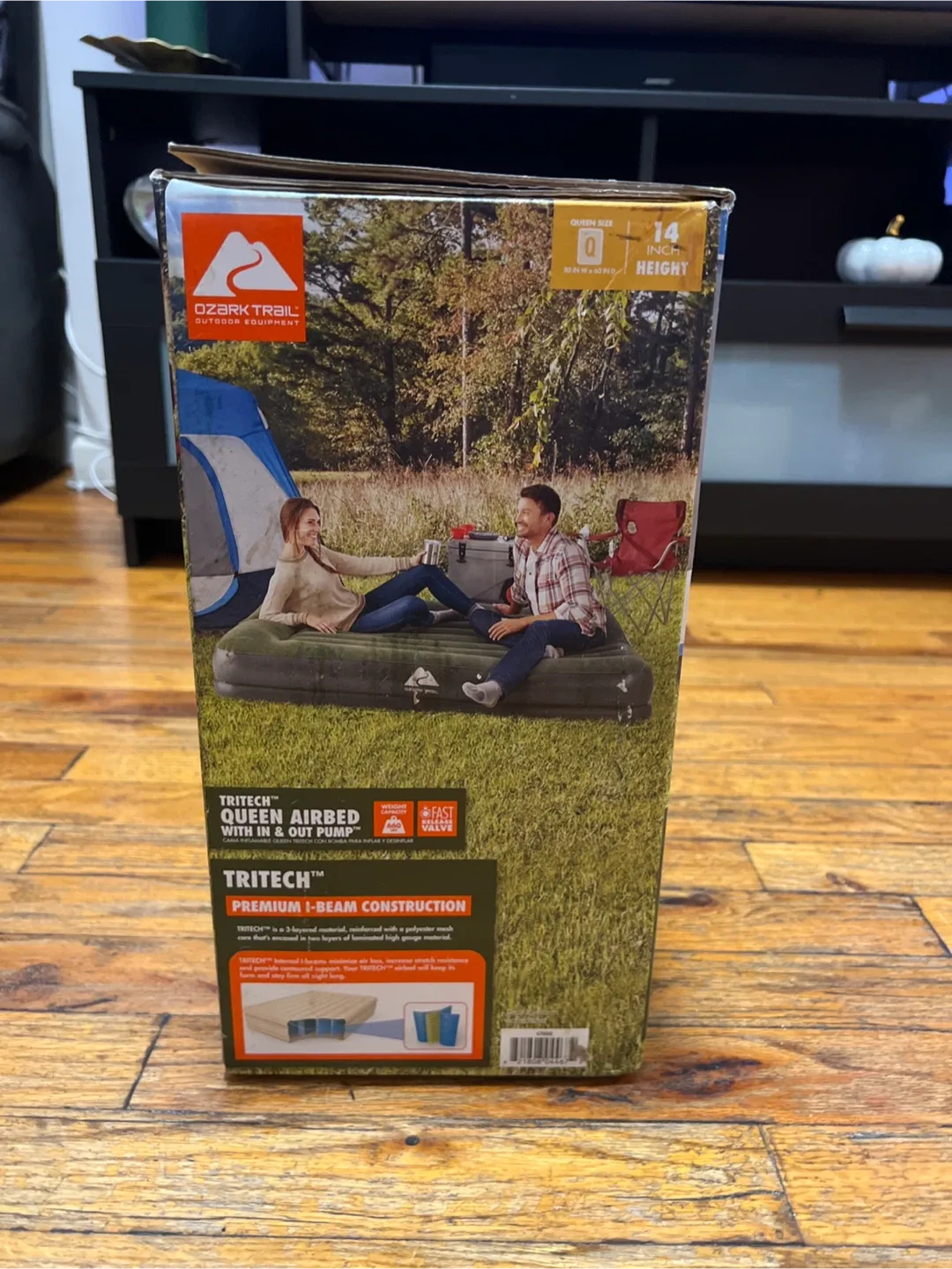 Ozark Trail Queen Airbed w/ Built-In Pump - NEW image indicator(3)