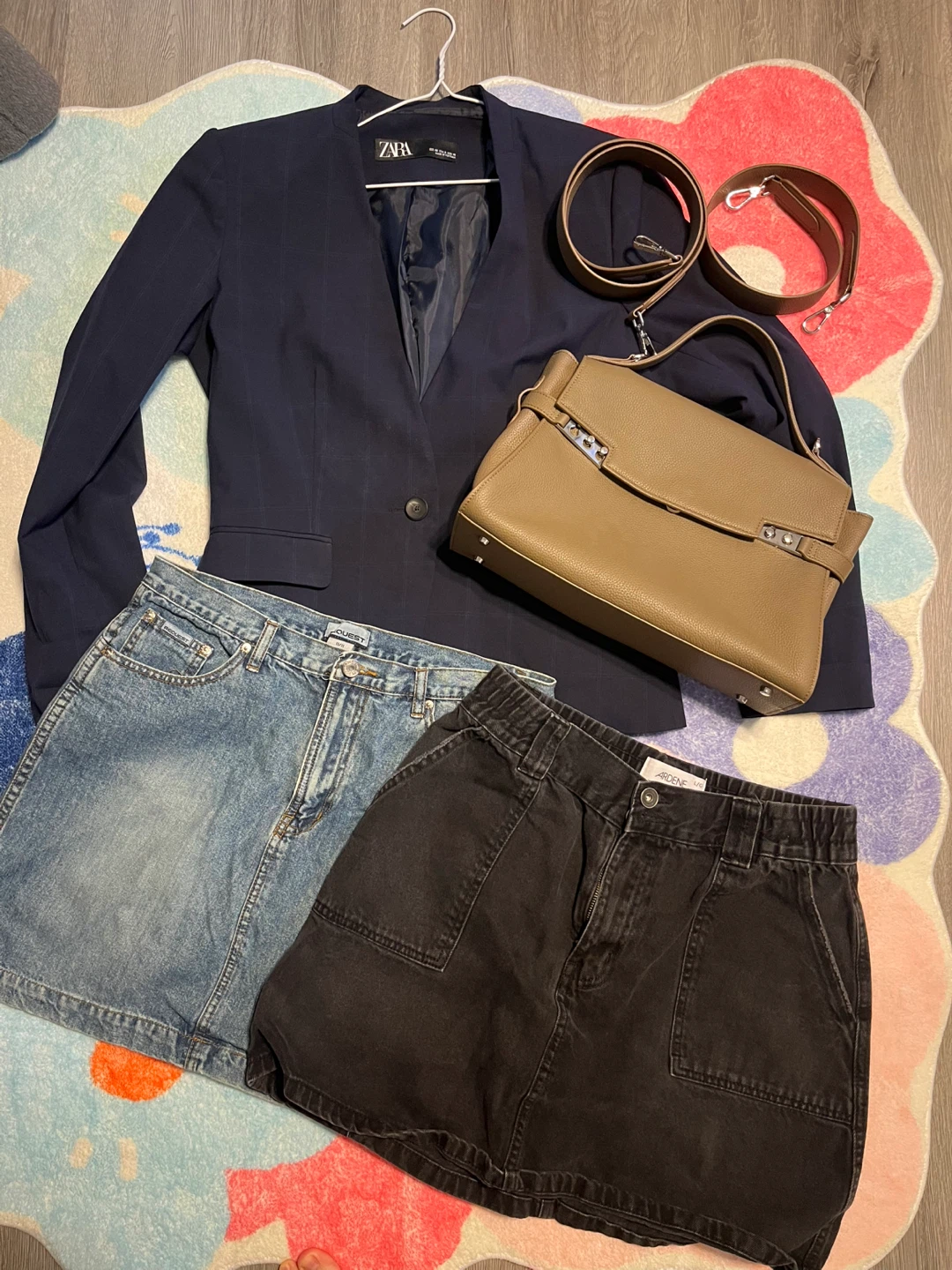 Zara Blazer and Leather purse bag ON SALE