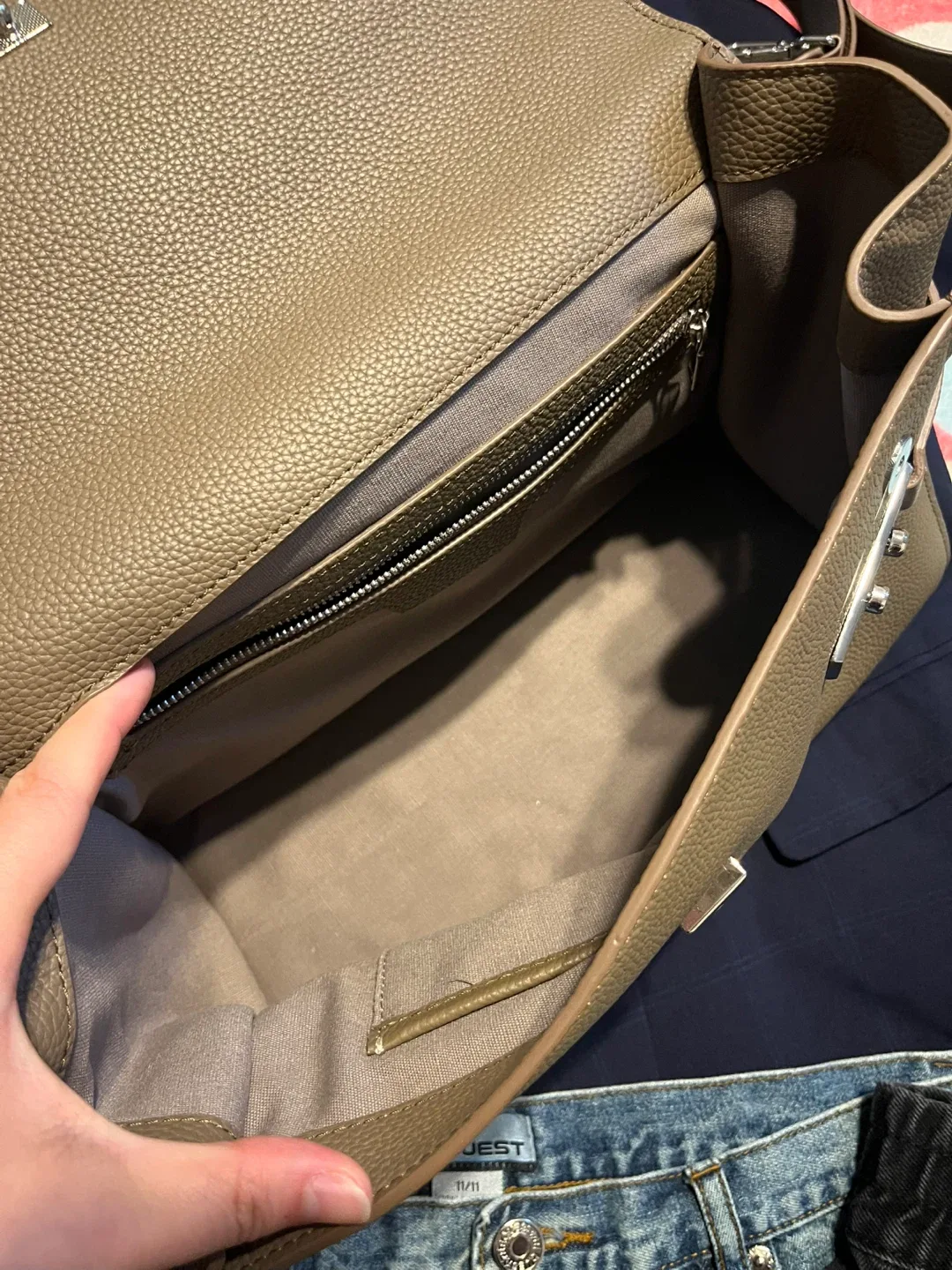 Zara Blazer and Leather purse bag ON SALE image indicator(6)