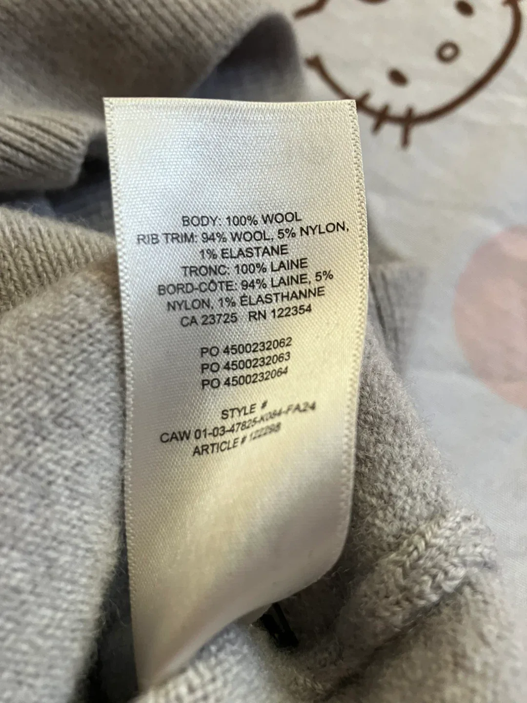 (Aritzia Babaton) Wool Sleeveless Sweater - Size Women XL image indicator(4)