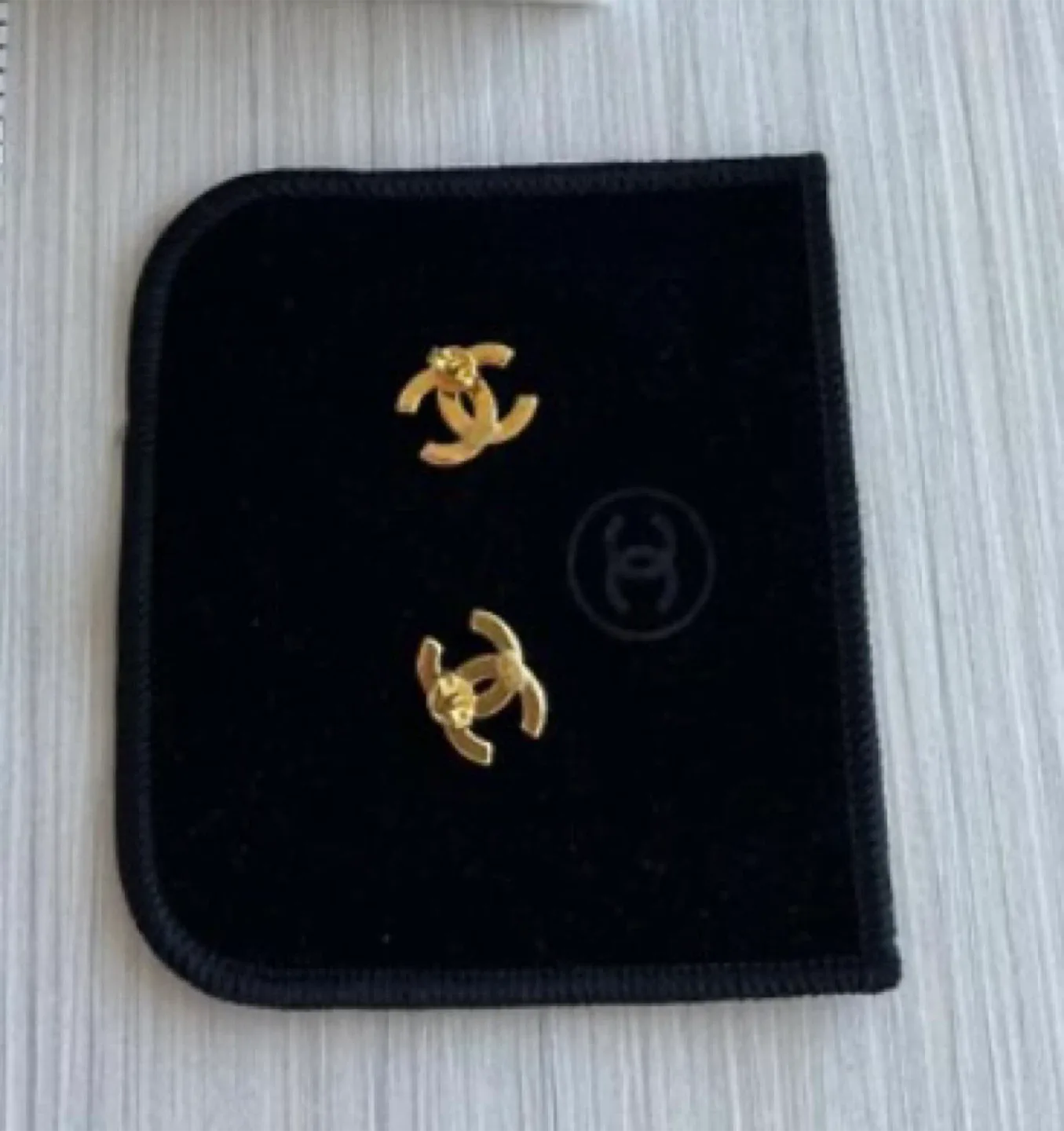Chanel Gold playted nose ring thumbnail