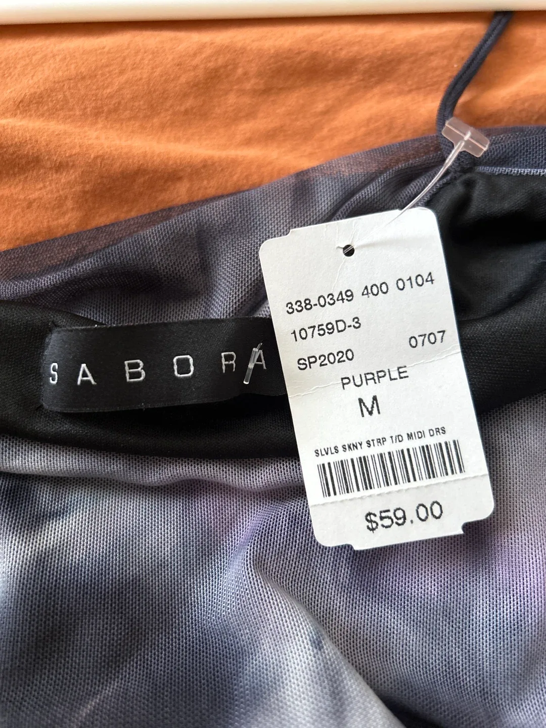 Purple Tie-Dye Midi Dress With Tags image indicator(4)