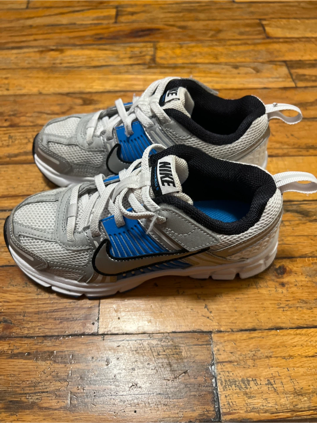 Nike Downshifter 5 Toddler Sneakers - Gray & Blue - photo 4