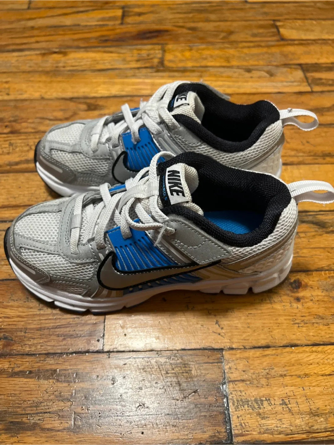 Nike Downshifter 5 Toddler Sneakers - Gray & Blue image indicator(4)