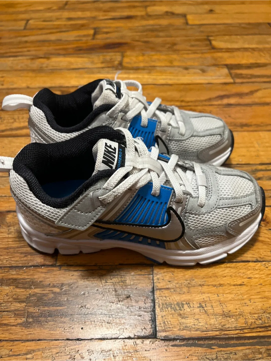 Nike Downshifter 5 Toddler Sneakers - Gray & Blue image indicator(2)