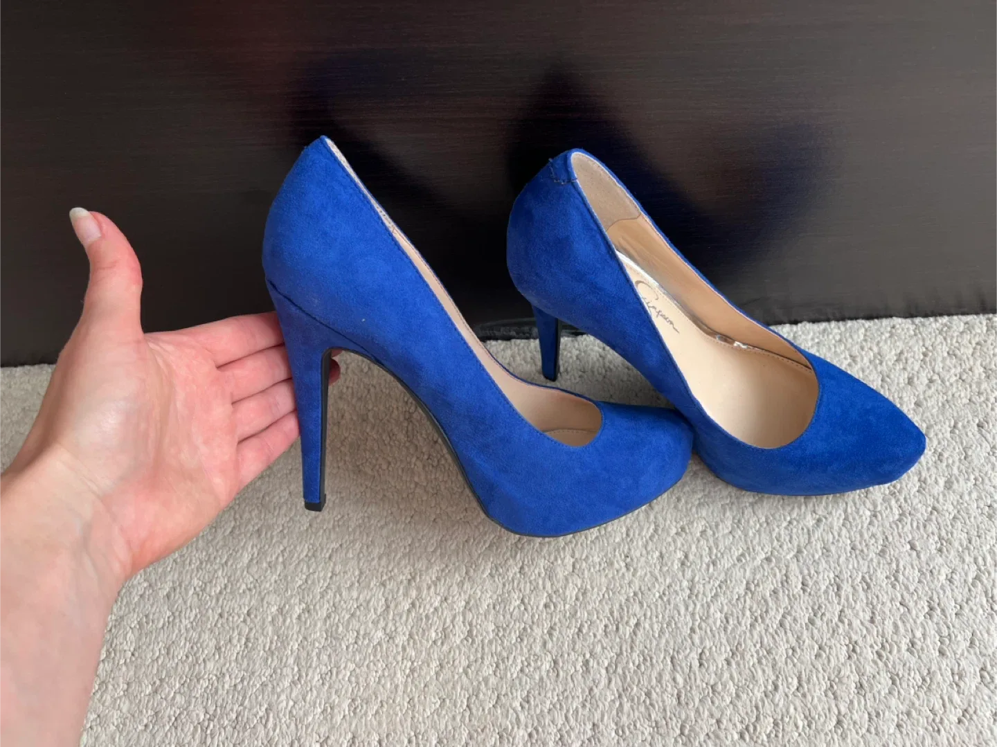 Jessica Simpson Blue Heels - Size 7 thumbnail