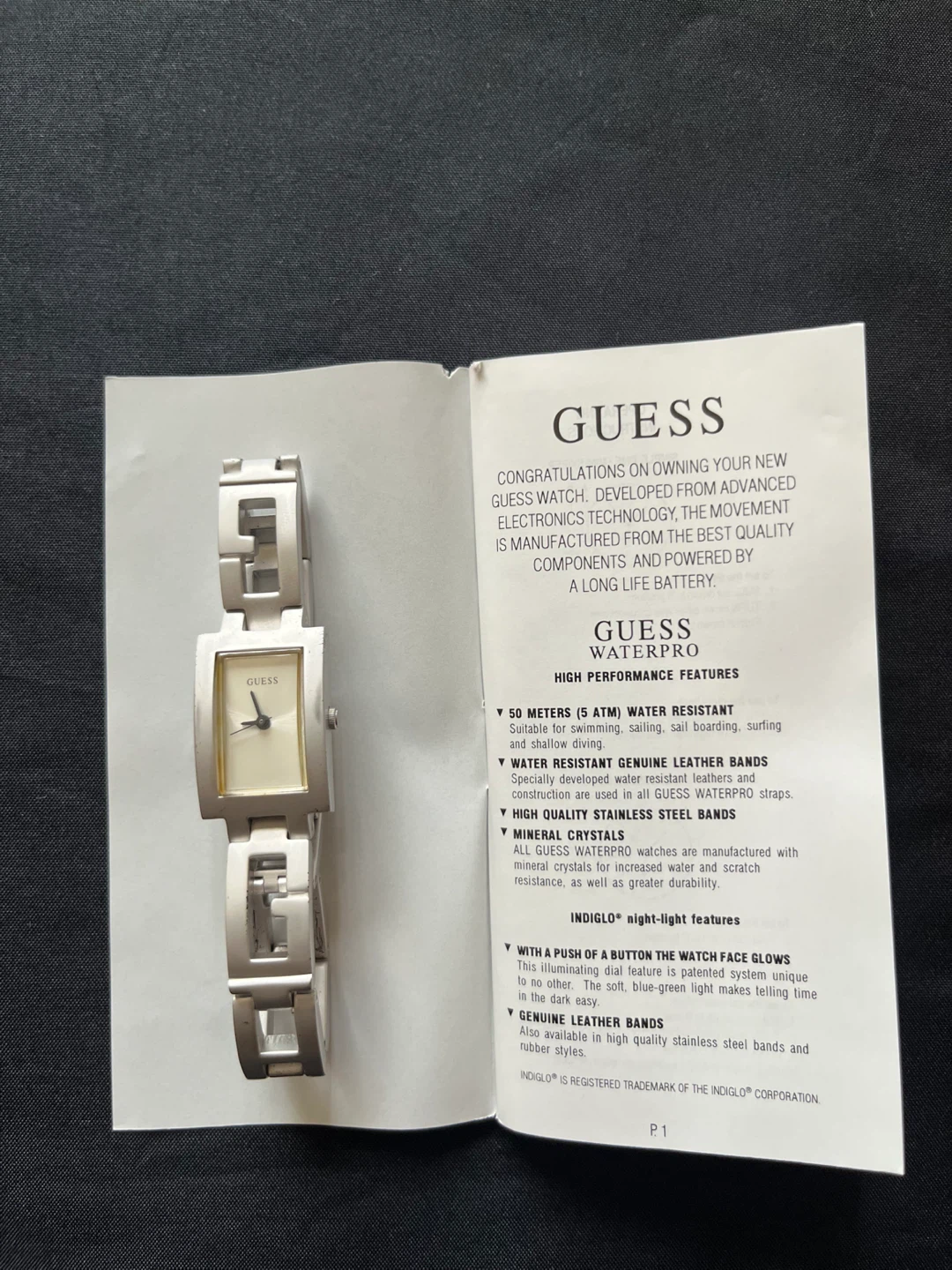 Guess waterpro watch