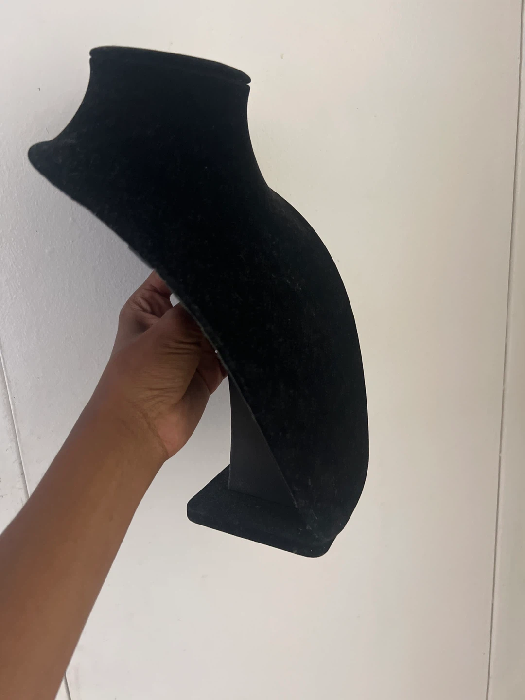 Black Velvet Necklace Display Stand