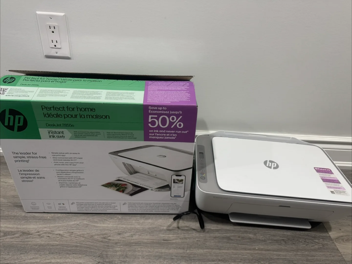 HP DeskJet 2855e Printer - Perfect for Home thumbnail