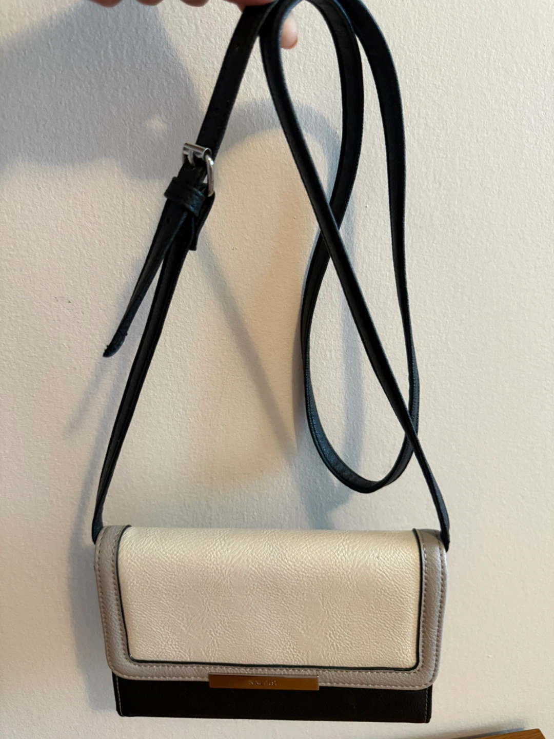 Nine West Crossbody Bag - Black, White - photo 4