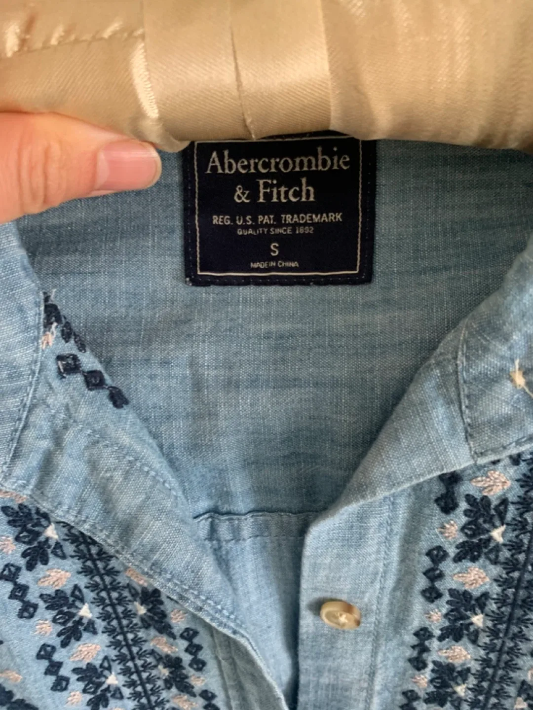 Abercrombie & Fitch Denim Dress - Size Small image indicator(4)