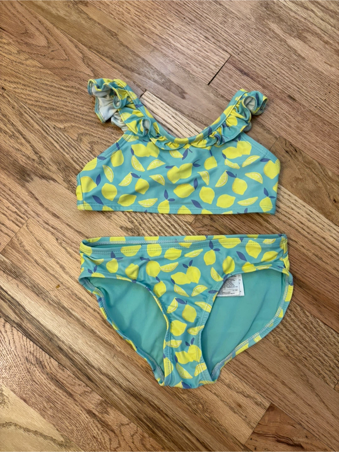 Gap Kids XS Lemon Print Swimsuit