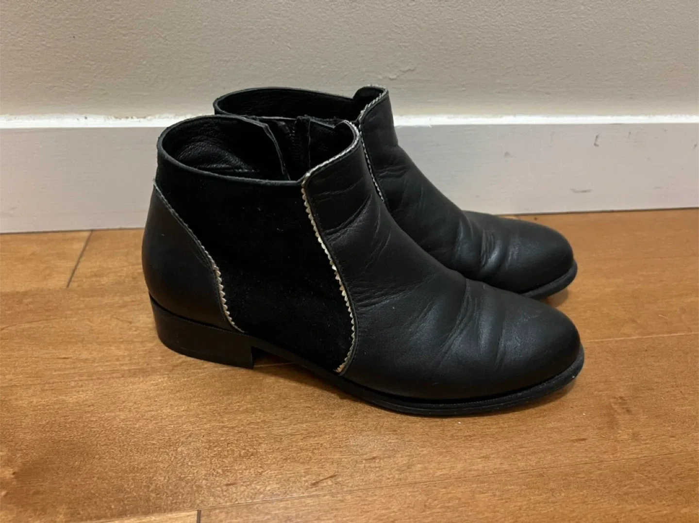 Black Ankle Boots (Turkish brand) thumbnail