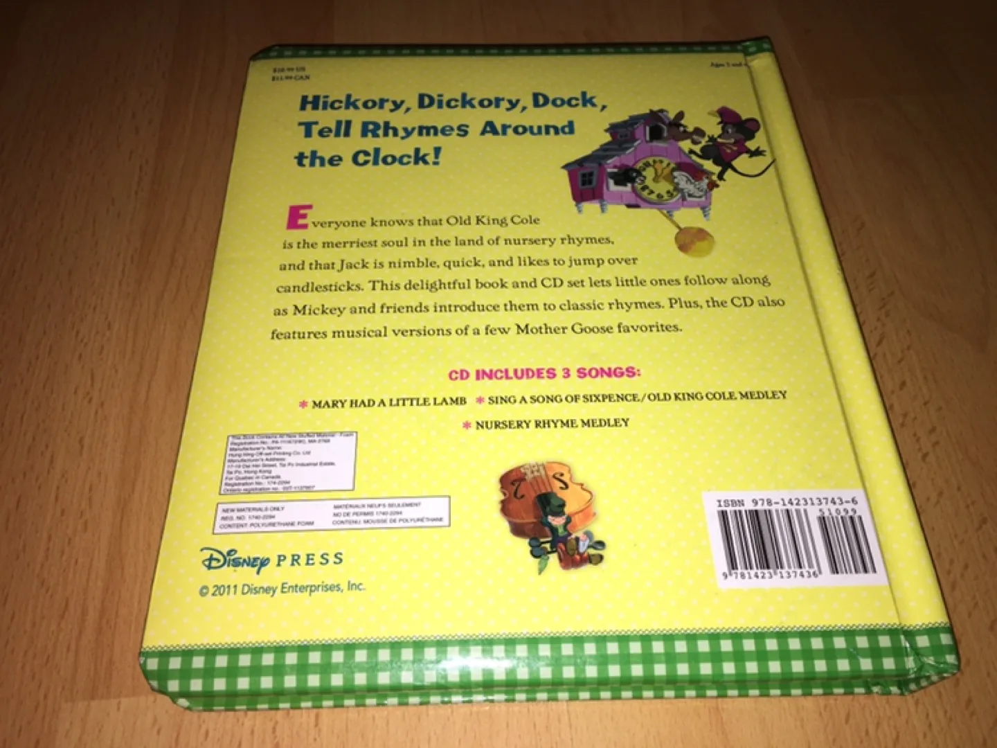 Disney Nursery Rhymes Read-Along Book with CD image indicator(3)
