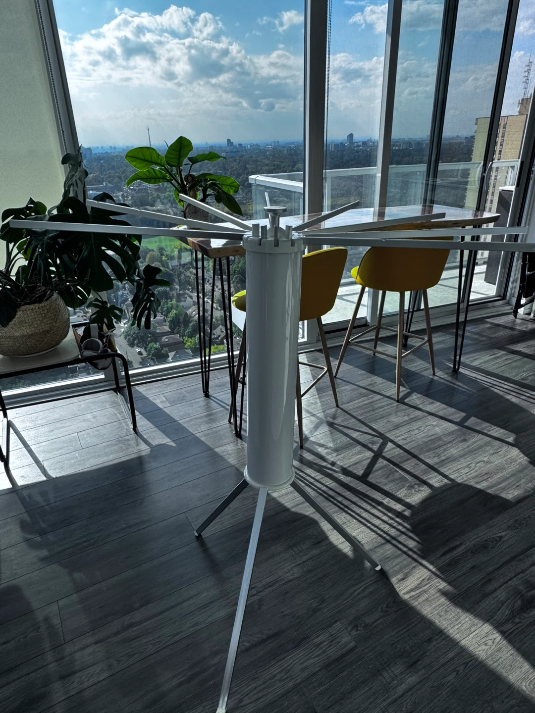 White Clothes Drying Rack - foldable - photo 3
