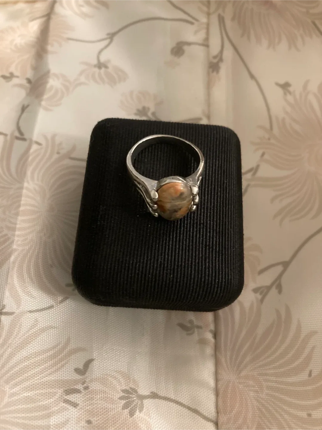 Vintage Silver Ring with Stone thumbnail
