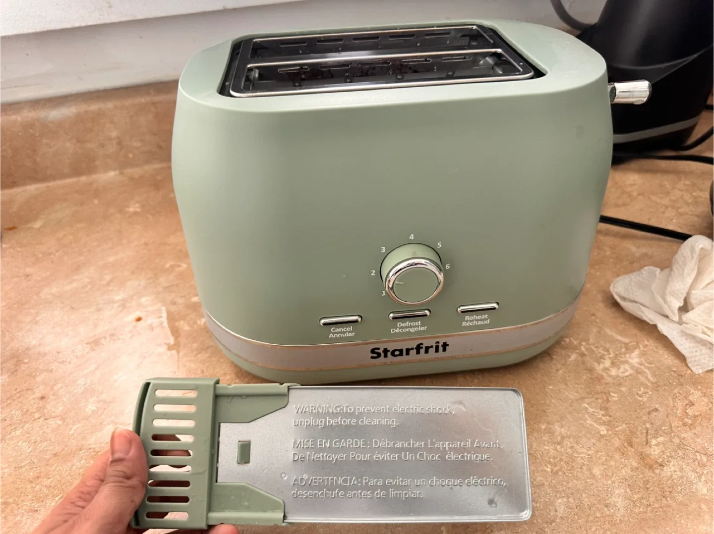 Starfrit Toaster - Sage Green(MOVE OUT SALE) thumbnail