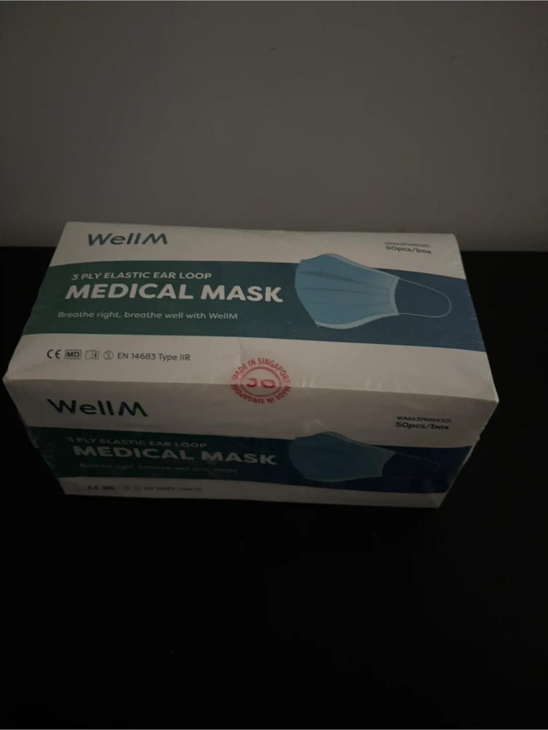 Unopened box of masks thumbnail