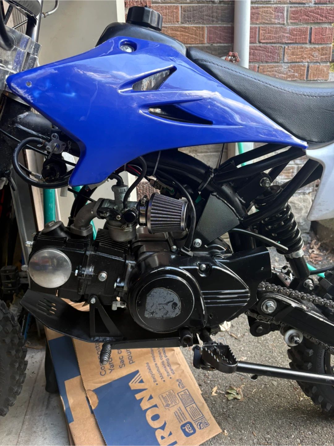 2021 125 CC Dirt Bike - Blue and Black - Manual - photo 2