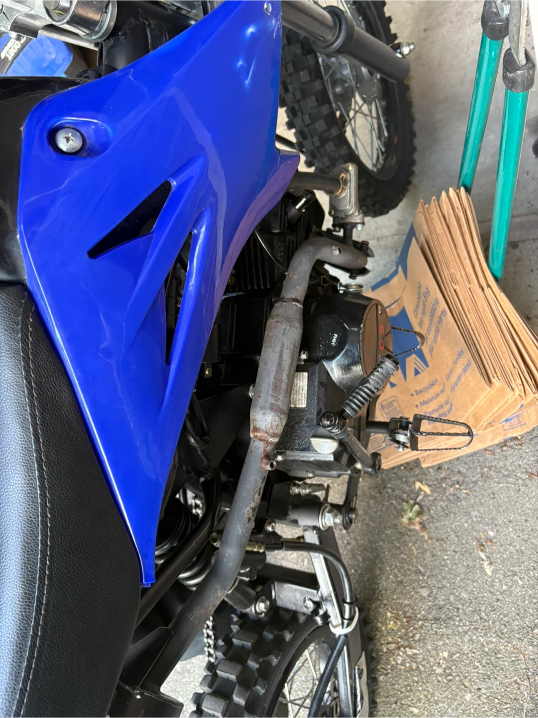 2021 125 CC Dirt Bike - Blue and Black - Manual - photo 3