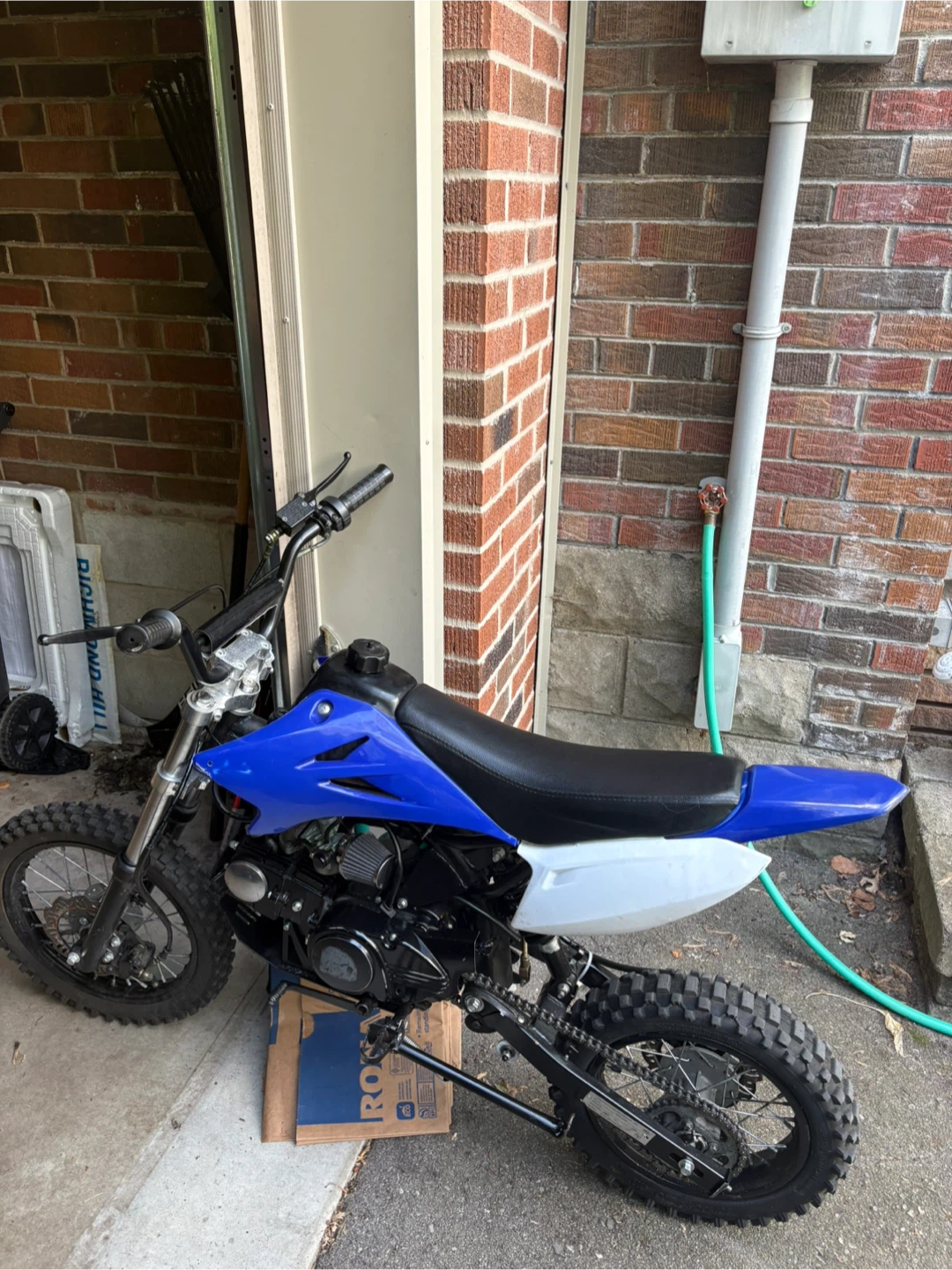 2021 125 CC Dirt Bike - Blue and Black - Manual