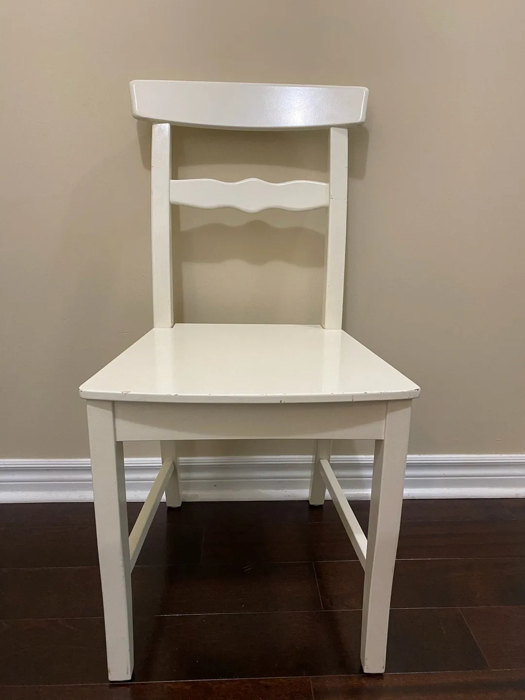 White Wooden Chair thumbnail