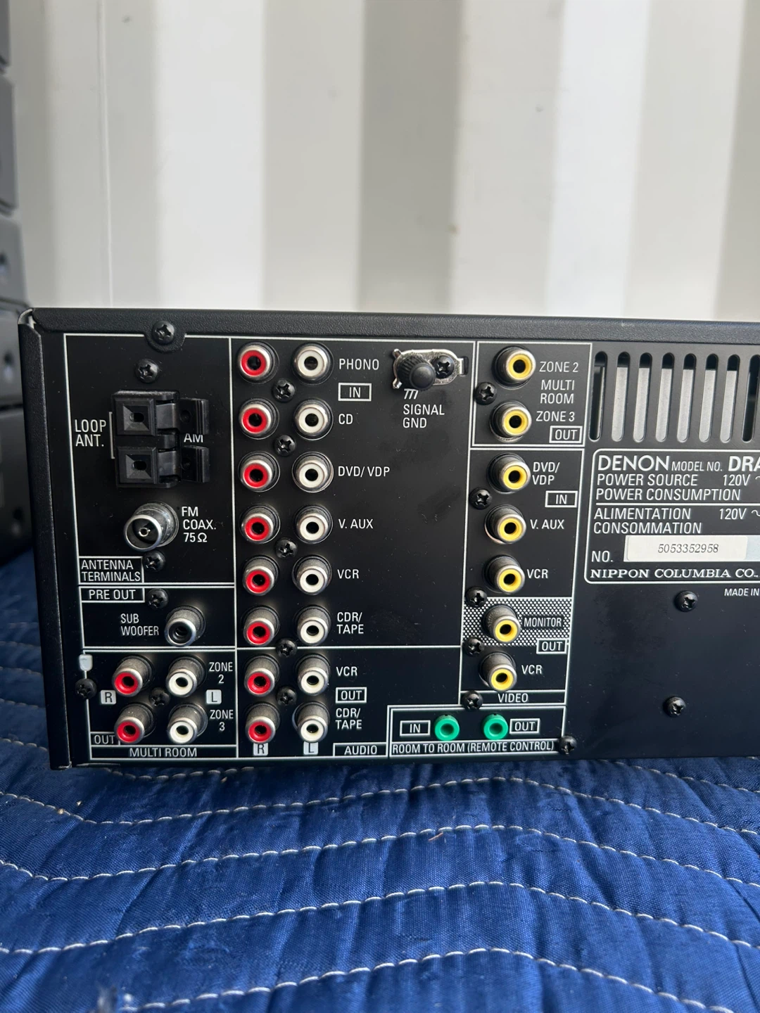 Denon DRA-395 Precision Audio Component Stereo Receiver - photo 2