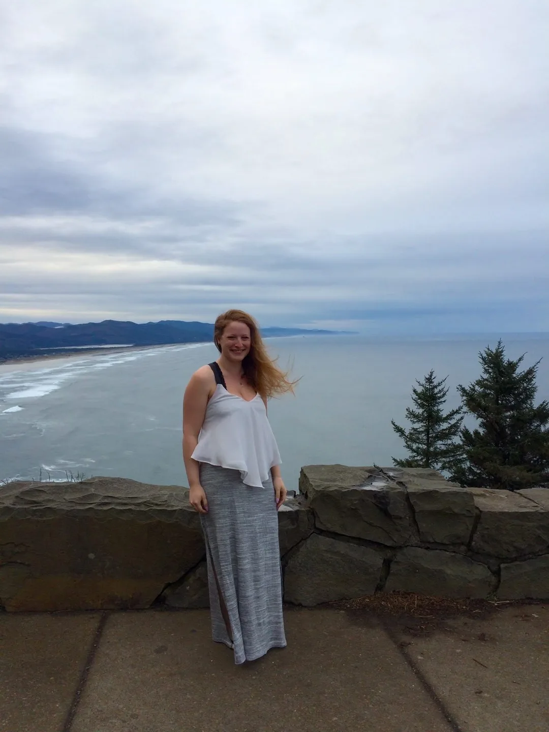 Grey Maxi Skirt (Side Slits) image indicator(5)