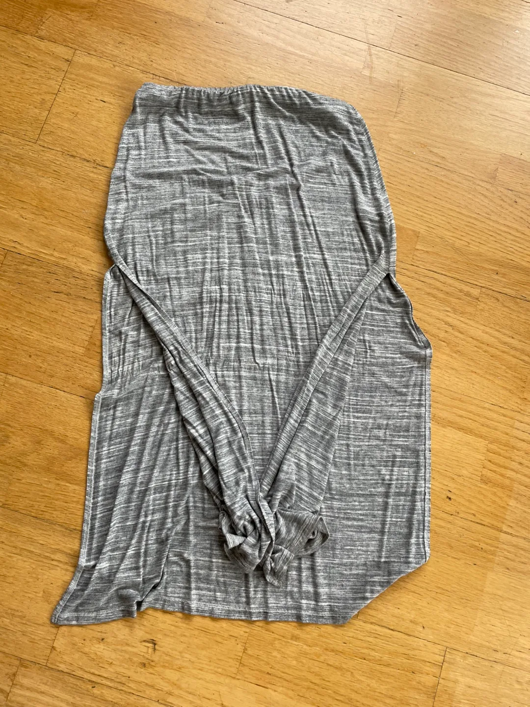 Grey Maxi Skirt (Side Slits) image indicator(3)