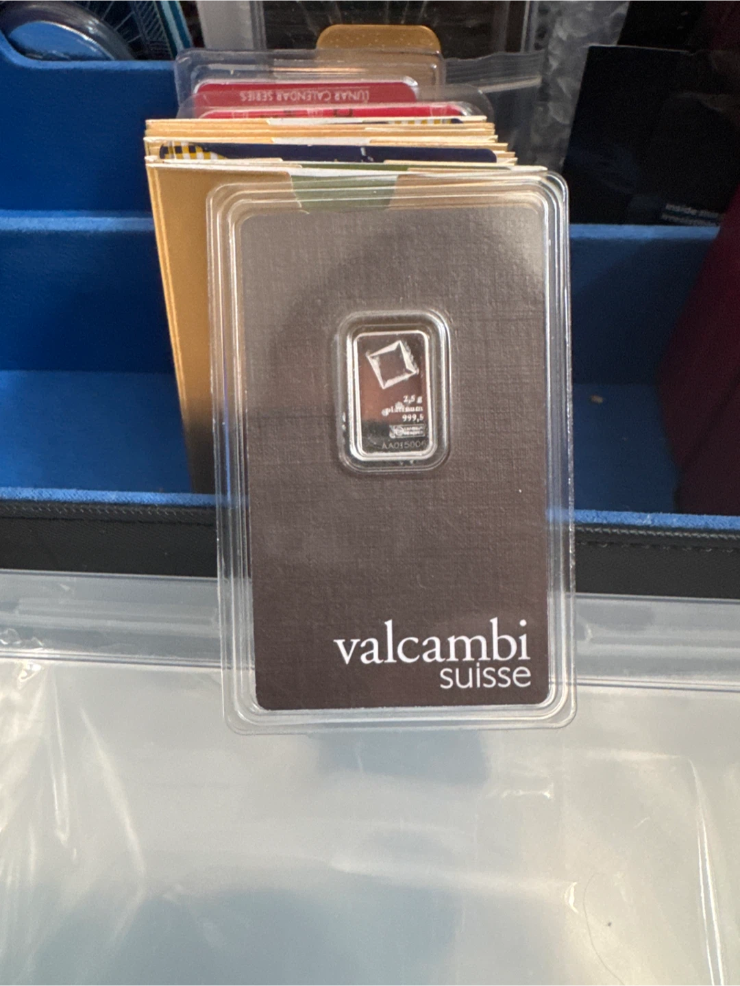 Valcambi Suisse 2.5g Platinum Bar