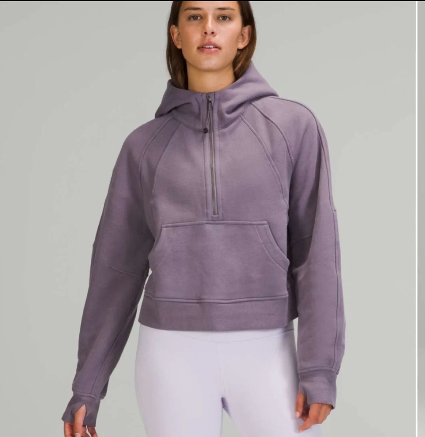 Lululemon Scuba Oversized 1/2 Zip Hoodie - xs/s thumbnail