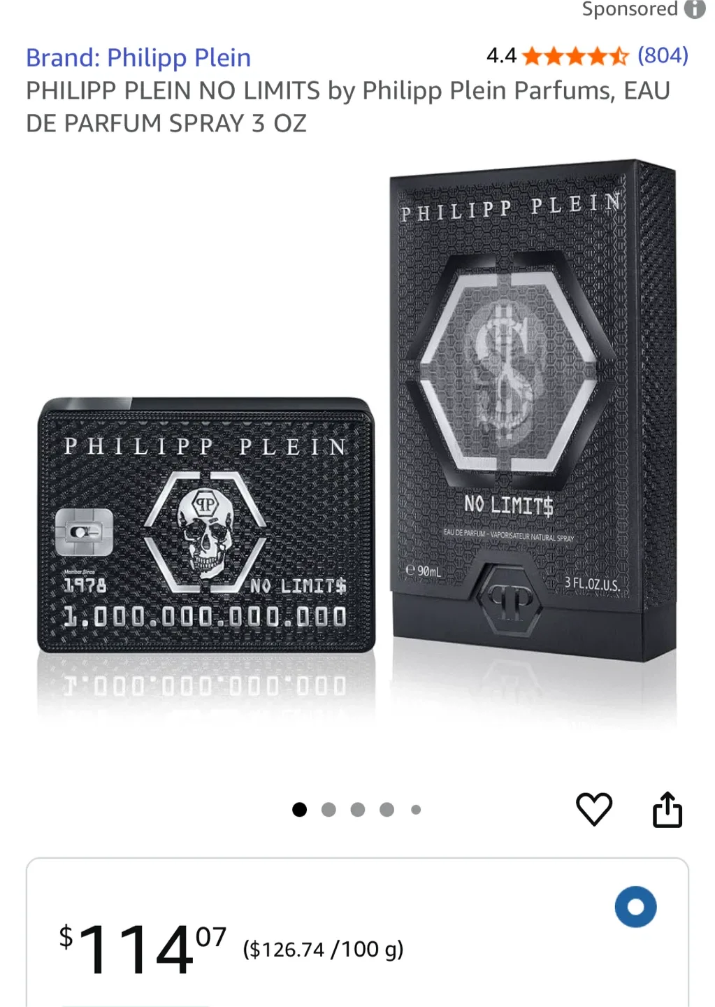 Philipp Plein No Limits Eau de Parfum 90ml thumbnail