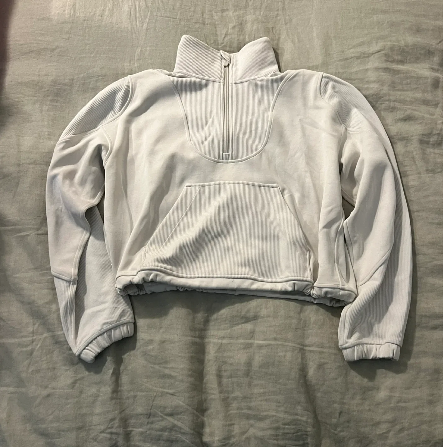 Lululemon Brushed Softstreme Ribbed Half Zip - size 6 image indicator(3)