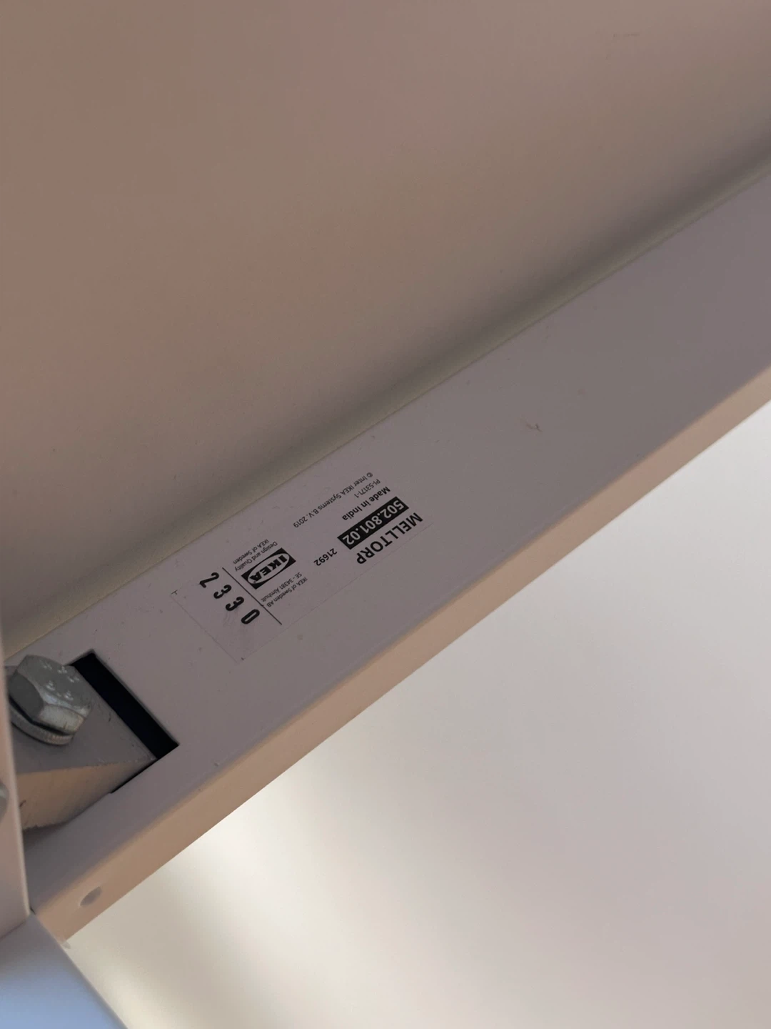IKEA Melltorp White Table - photo 2